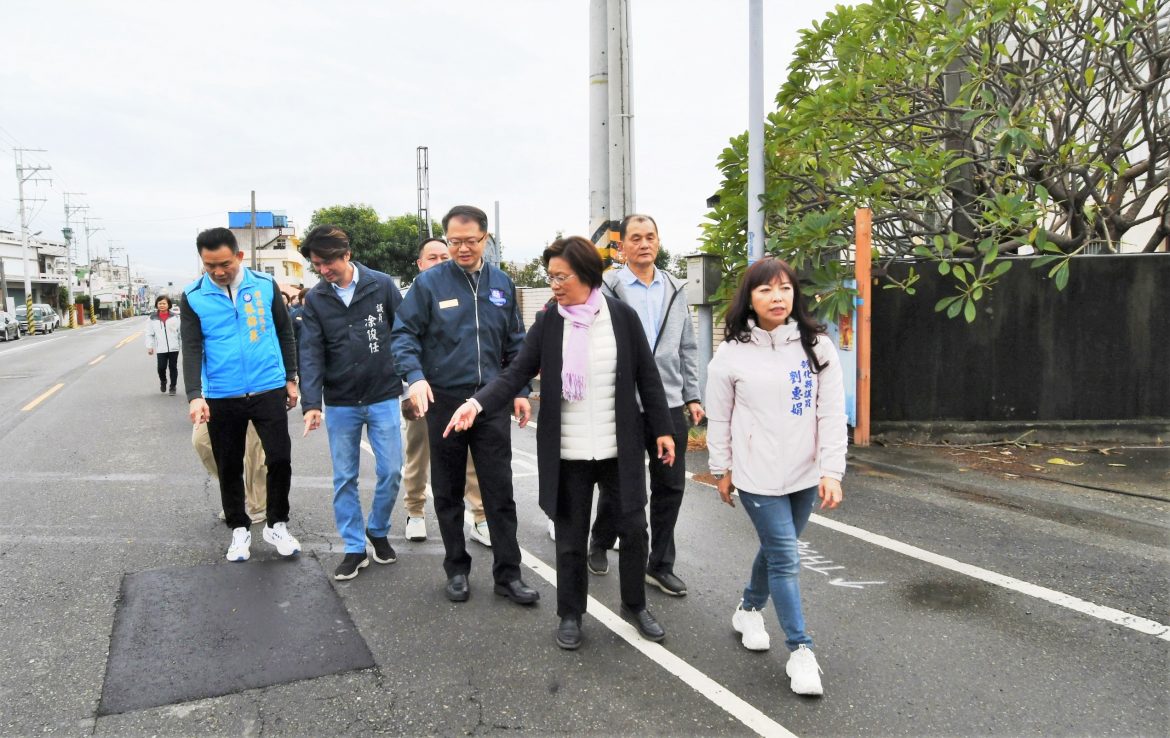 投入1,349萬元 改善大村鄉中正西路道路不平